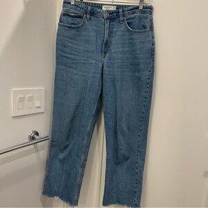 Abercrombie  Fitch Curve Love High Rise Vintage Straight Jean